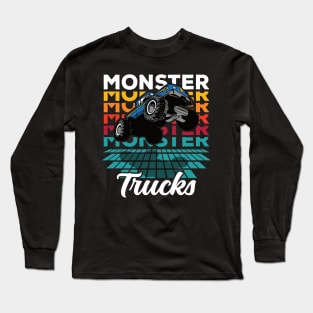 Monster Trucks Vintage 4x4 Long Sleeve T-Shirt